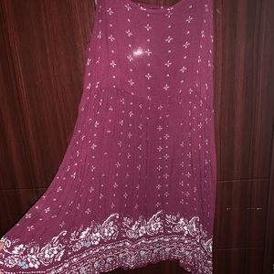 Forever 21 purple flowy dress